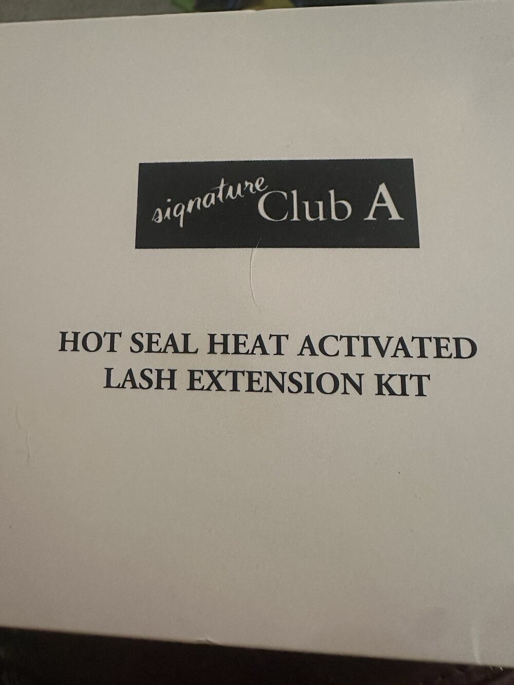 New Signature Club A Hot Seal Heat Activated Eye Lash Extension Kit Open Box
